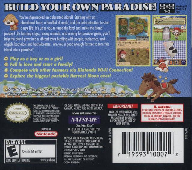 Harvest Moon DS: Island of Happiness for Nintendo DS – photo 4 of 5