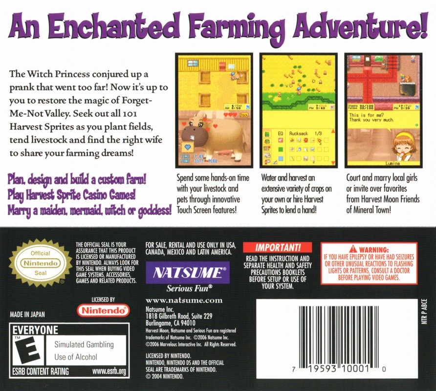 Harvest Moon DS for Nintendo DS – photo 4 of 5