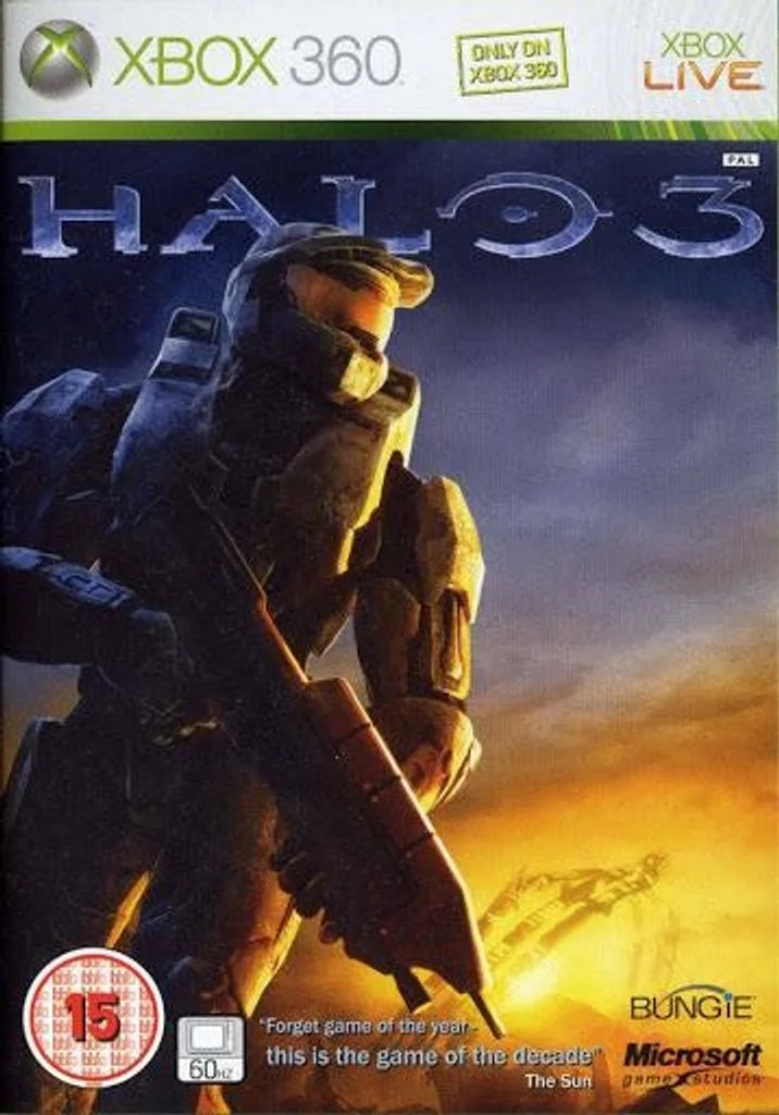 Halo 3 (Xbox 360) – Complete w/ Case & Manual – front view