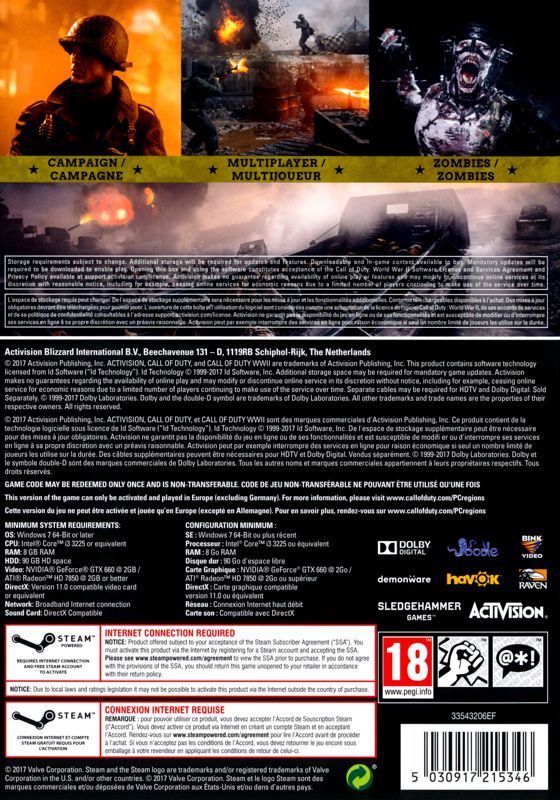 Call of Duty: WWII (Xbox One) – Complete w/ Case & Manual – photo 3 of 3