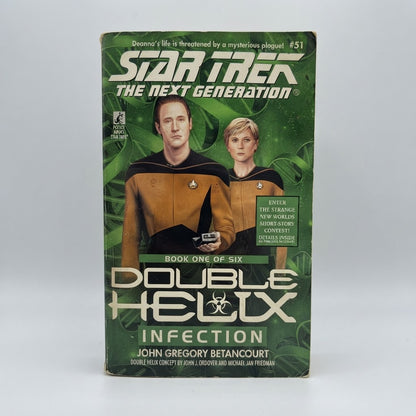 Star Trek TNG Double Helix: Infection (Book 1) Paperback – front view