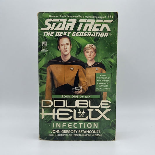 Star Trek TNG Double Helix: Infection (Book 1) Paperback – front view