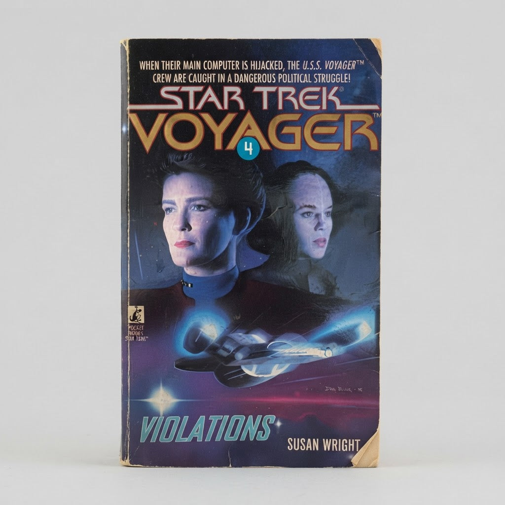 Star Trek: Voyager - Violations by Susan Wright (Mass Market Paperback) – front view