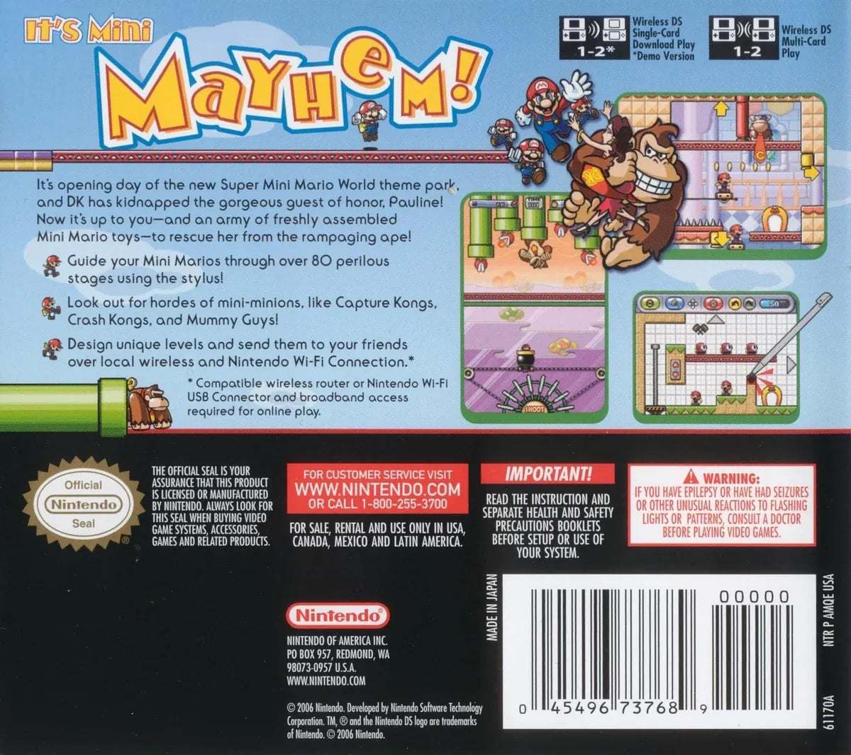 Mario vs. Donkey Kong 2: March of the Minis for Nintendo DS – photo 4 of 6