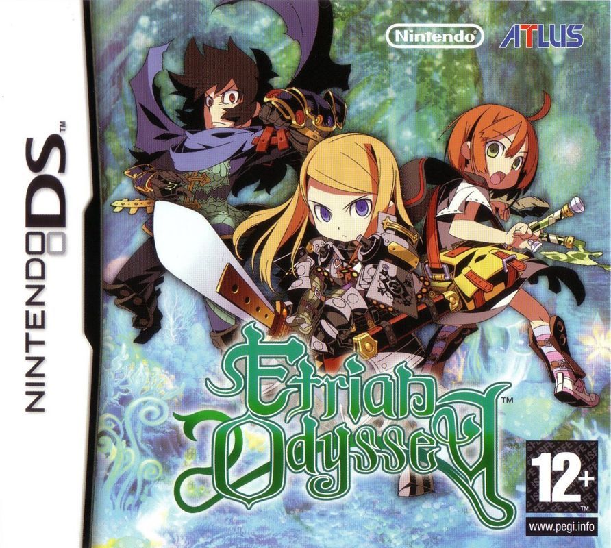 Etrian Odyssey for Nintendo DS – front view