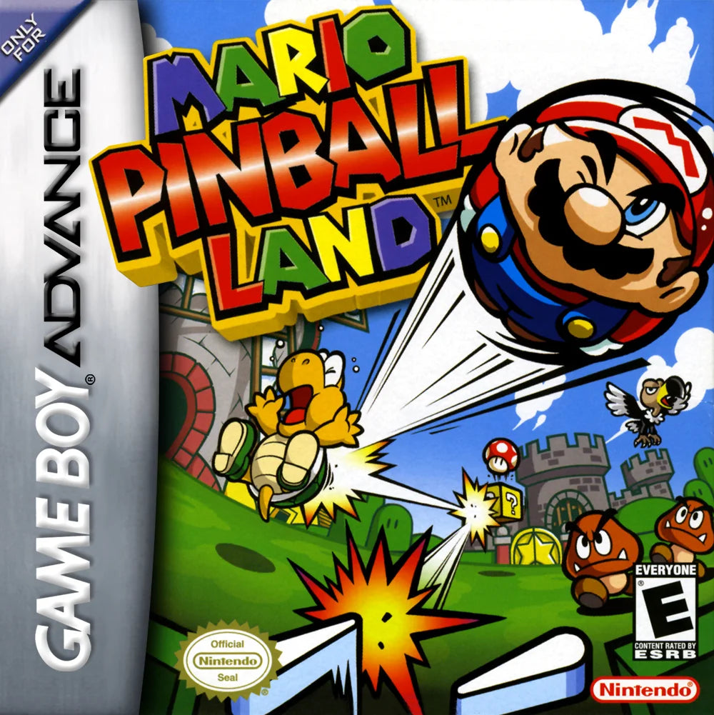 Mario Pinball Land for Gameboy Advance – front view