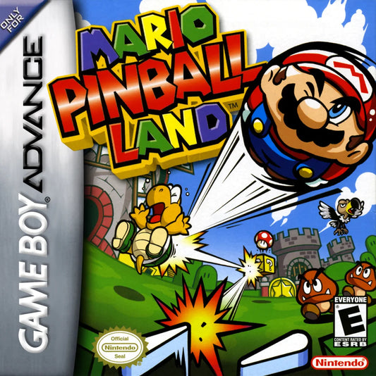 Mario Pinball Land for Gameboy Advance – front view