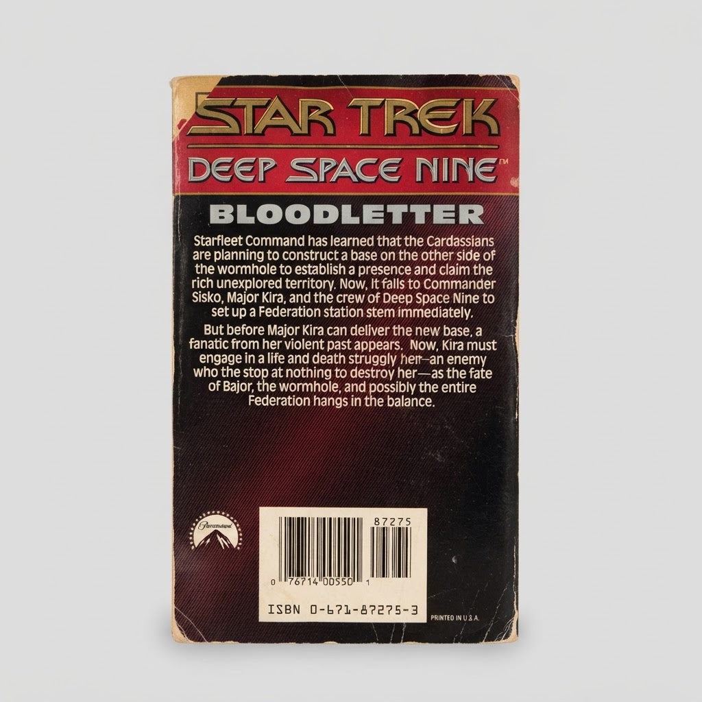 Star Trek: Deep Space Nine Bloodletter Paperback by K.W. Jeter – photo 2 of 3