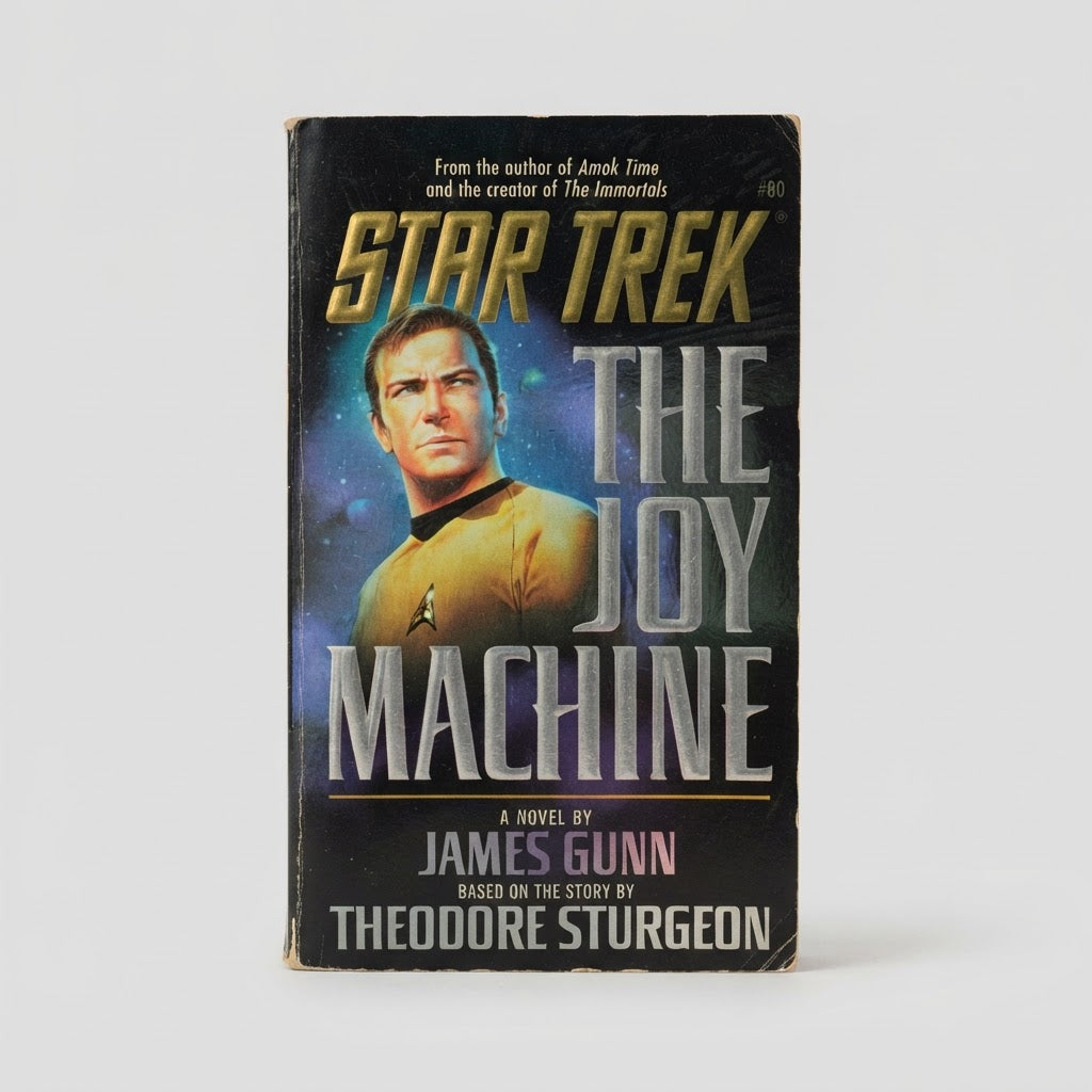 Star Trek: The Joy Machine Mass Market Paperback by James Gunn – front view