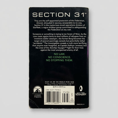 Star Trek: Voyager Section 31: Shadow - Mass Market Paperback – photo 2 of 3