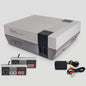 Nintendo Entertainment System Console with Two Controllers and Cables – front view