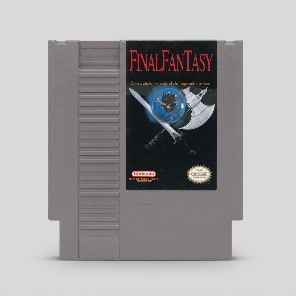 Final Fantasy I and II Nintendo Entertainment System Cartridge – photo 2 of 9