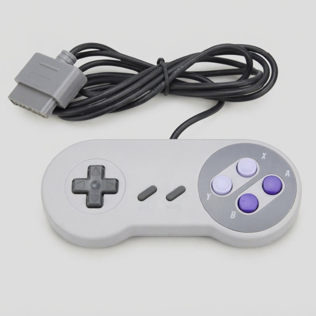 Super Nintendo SNES Console with 2 Controllers and Cables – photo 3 of 5