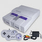 Super Nintendo SNES Console with 2 Controllers and Cables – front view