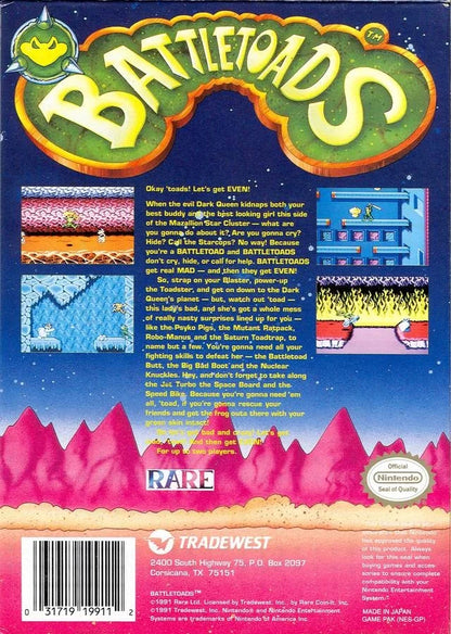 Battletoads for NES Console Cartridge – photo 5 of 5