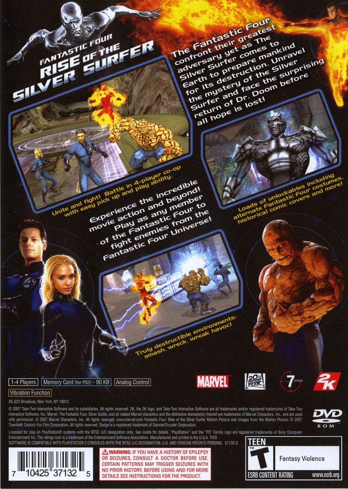 Fantastic Four: Rise of the Silver Surfer for PlayStation 2 Complete – photo 4 of 4