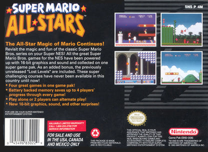 Super Mario All-Stars for Super Nintendo – photo 5 of 5