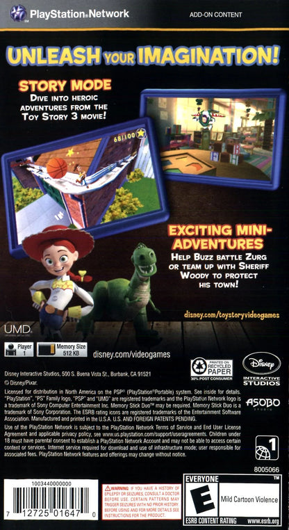 Toy Story 3 for PSP Complete in Box Replacement Packaging – photo 3 of 5