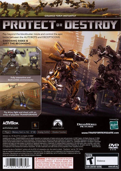 Transformers: The Game Greatest Hits for PlayStation 2 – photo 2 of 3
