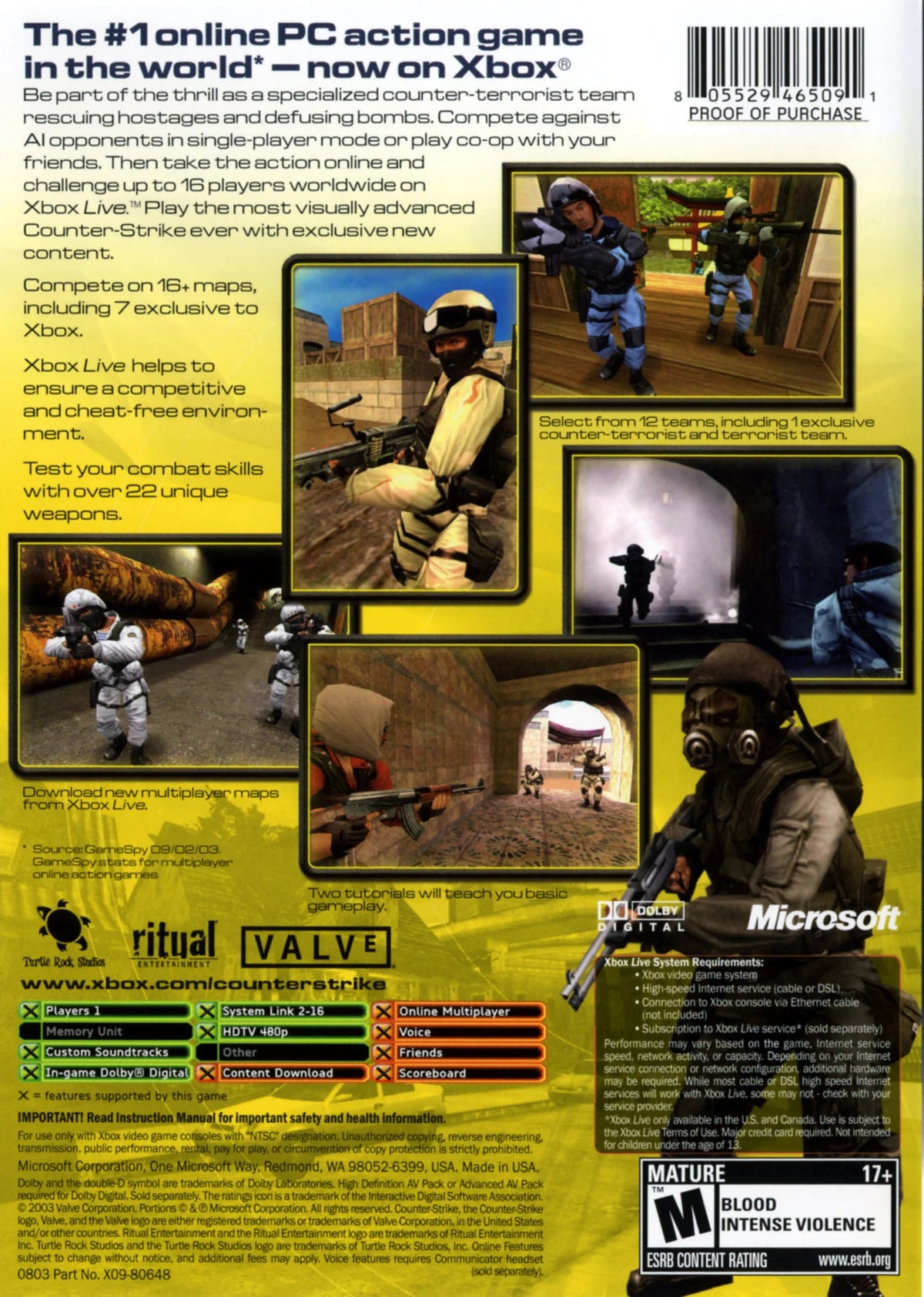 Counter-Strike for Xbox, Complete in Box – photo 3 of 3