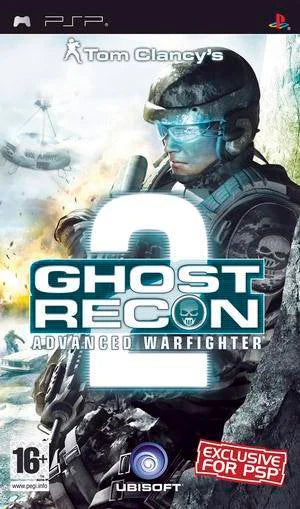 Tom Clancy's Ghost Recon Advanced Warfighter 2 (PSP) – Authentic Game Disc – front view
