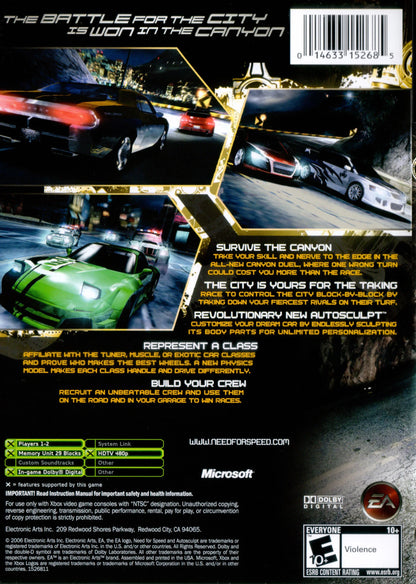 Need for Speed Carbon (Xbox) – Complete w/ Case & Manual – photo 3 of 3