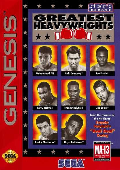 Greatest Heavyweights (Sega Genesis) – Authentic Cartridge – photo 3 of 4