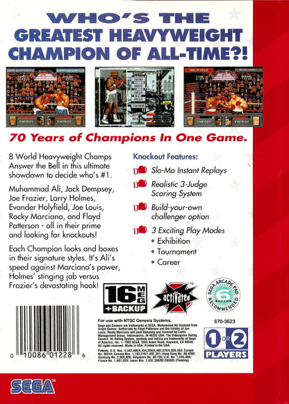 Greatest Heavyweights (Sega Genesis) – Authentic Cartridge – photo 4 of 4