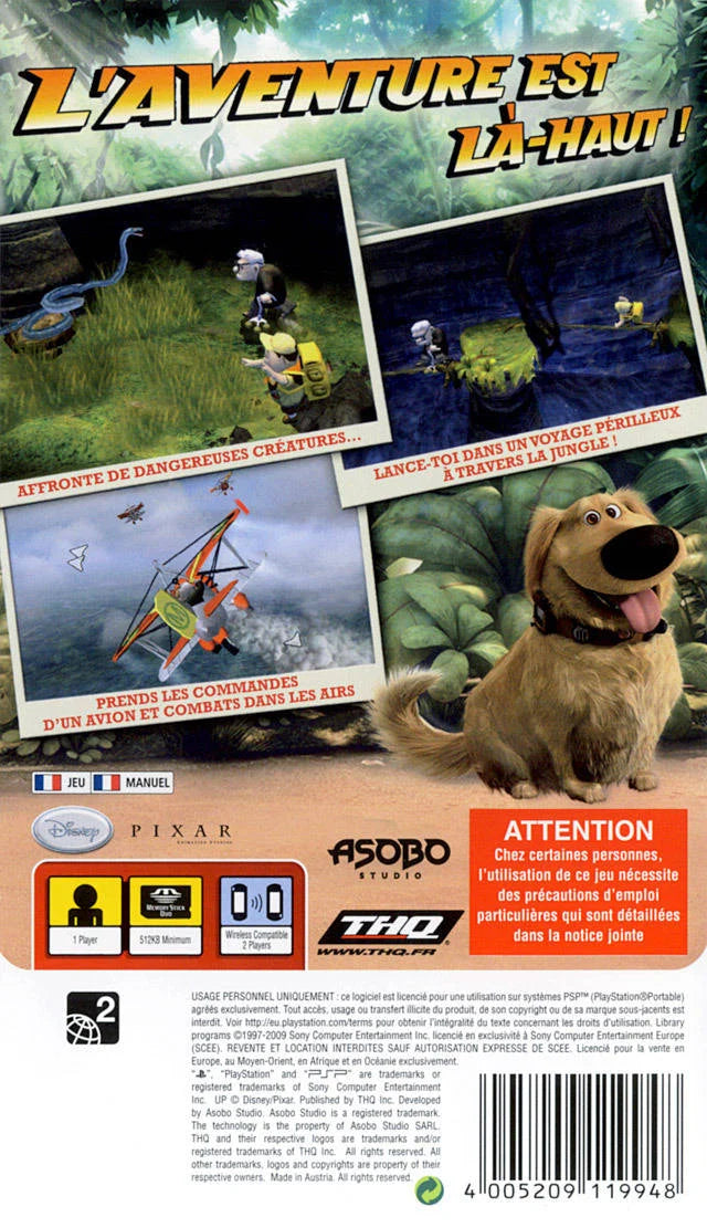 Disney/Pixar Up for PSP, Game Disc Only – photo 4 of 4