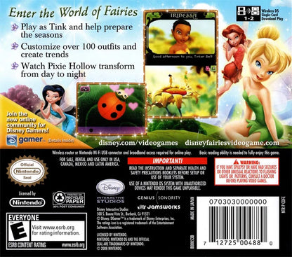 Disney Fairies: Tinker Bell for Nintendo DS, Complete In Box – photo 2 of 2