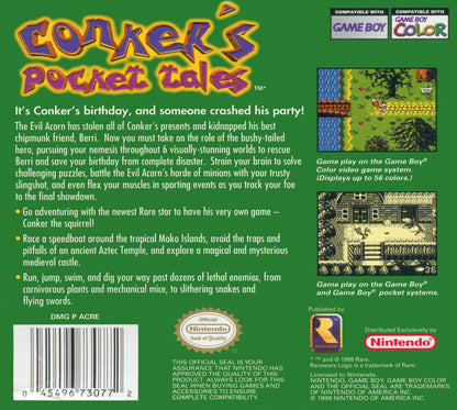 Conker's Pocket Tales for Gameboy Color – photo 4 of 4