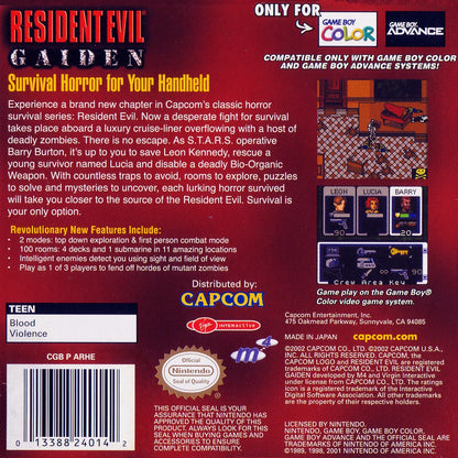Resident Evil Gaiden for Gameboy Color – photo 5 of 5