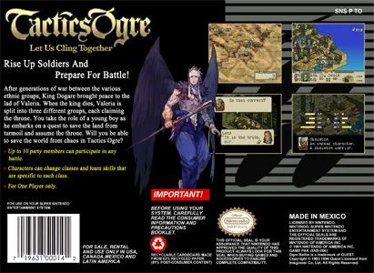 Tactics Ogre SNES Game Cartridge – photo 5 of 5