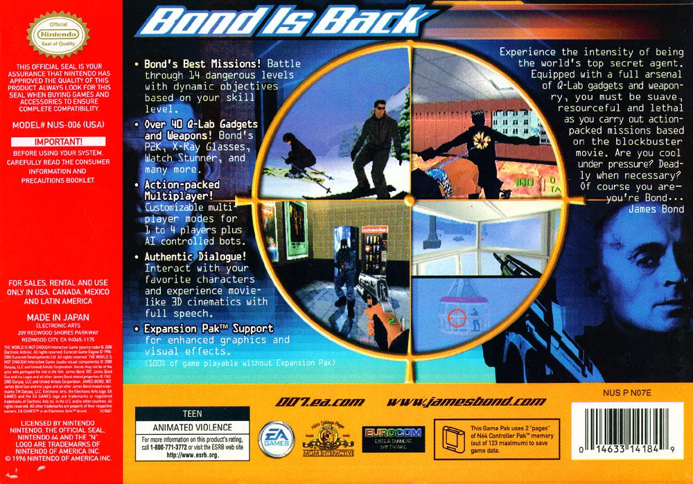007 The World Is Not Enough for Nintendo 64 – photo 5 of 5