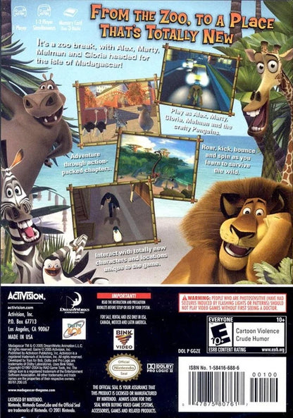 Madagascar Nintendo GameCube Players Choice Complete in Box – photo 5 of 5