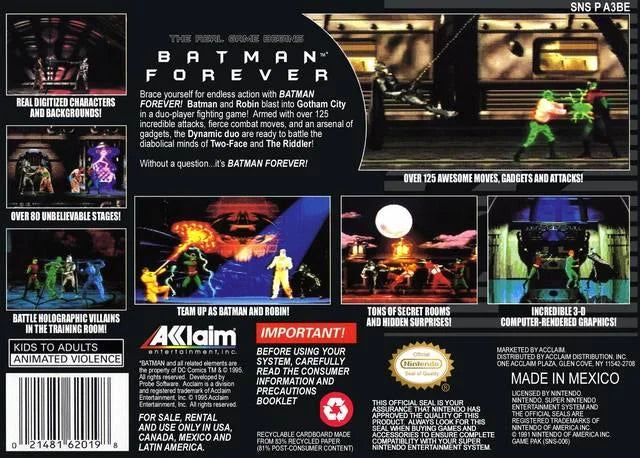 Batman Forever for SNES – photo 5 of 5