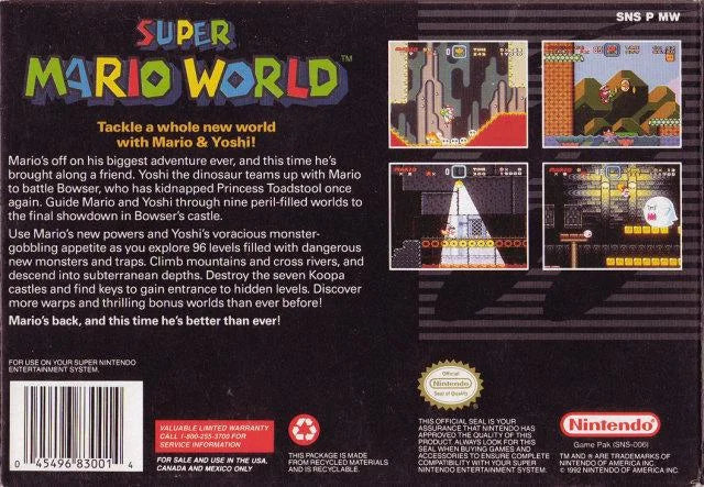 Super Mario World for SNES Cartridge – photo 5 of 5