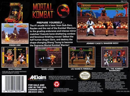 Mortal Kombat for SNES – photo 5 of 5