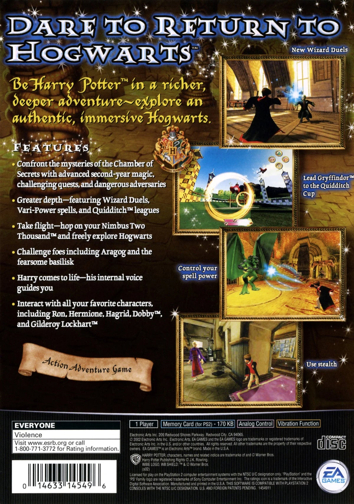 Harry Potter and the Chamber of Secrets PlayStation 2 Greatest Hits CIB – photo 4 of 4