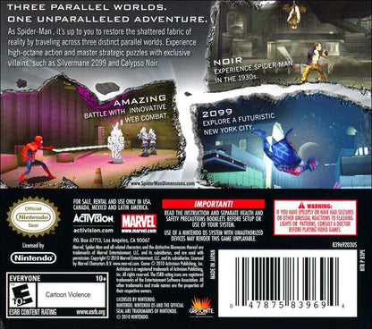 Spider-Man: Shattered Dimensions for Nintendo DS with Case – photo 3 of 3