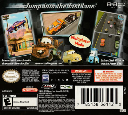 Cars for Nintendo DS Pre-Owned Cartridge – photo 3 of 3