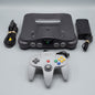 Nintendo 64 N64 Console Black System – front view